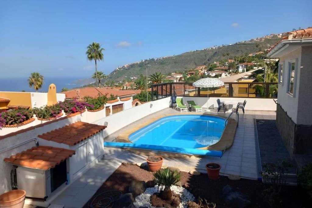 Heated Pool With Sea View Tranquil Retreat At Malvasia Garden Holiday home Sauzal